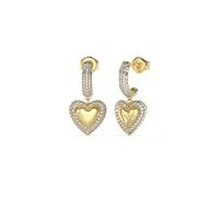 GUESS Beloved Gold-Plated Stainless Steel Earrings For Women | Hypoallergenic | Lightweight & Durable | Perfect For Gifting