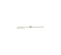 GUESS Beloved Pave Heart Tennis Bracelet Yellow Gold gold-coloured