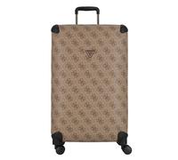 Guess Berta 4 wheels Trolley 77 cm with expansion pleat brown