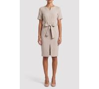 GUESS Bessy Slim Ss Midi D Light Beige Multi. size 44 | Midi Dresses Outlet | Women | Brown 44