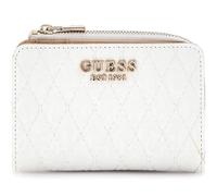 GUESS Betula Logo Zip Around Card Case White, White