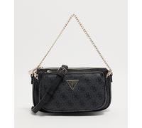 Guess Bg787971 Noelle Mini Double Bag Crossbody Coal
