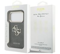 Guess Big 4G Classic Logo Case for iPhone 17 Pro 6.3" Black Gold-GUHCP17L4GMGCGR