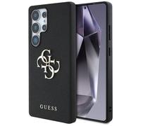 Guess Black Kunstleder Case For Galaxy S25 Ultra With Gold Logo