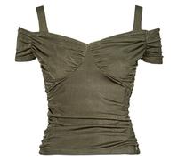 Guess Blouse EMILY SHINY RIB in Kaki EU M