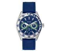Guess Blue Mens Multi Dial Watch Letterman GW0903G1
