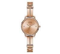GUESS Blue + Rose Gold-Tone Crystal Silicone Watch Blue/Rose Gold-Tone