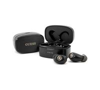 Guess Bluetooth Earphones with charging station - Black