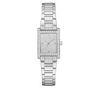 Guess Women's Watch Bonnet GW0995L1 – Silver Stainless Steel, Cubic Zirconia, Silver Dial, 23mm