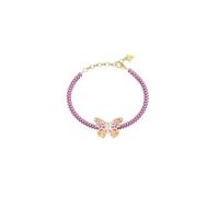 GUESS Borboleta 25mm Tennis Bracelet Yellow Gold/Multicolor gold-coloured