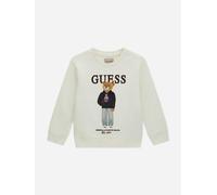 Guess Boys Bear Logo Sweatshirt in Ivory - Ivory - 18 months