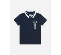 Guess Boys Bear Polo Shirt in Navy - Blue - 14 Yrs
