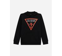 Guess Boys Logo Print Hoodie in Black - Black - 12 Yrs