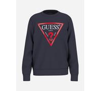 Guess Boys Logo Print Sweatshirt in Navy - Blue - 24 Mths