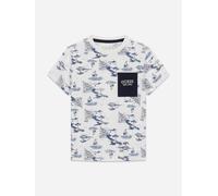 Guess Boys Sea City Print T-Shirt in White - White - 6 Yrs