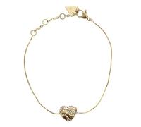 GUESS bracelet In My Heart Snake Chain Bracelet L Yellow Gold