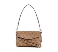 GUESS Brenton Flap Shoulder Bag Latte Logo, Latte logo, One Size