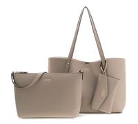 GUESS Brenton Shopper Tote Dark Taupe