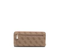 GUESS Brenton SLG Large Zip Around Wallet L Latte Logo