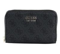 Guess Brenton SLG Medium Zip Around Wallet M Coal Logo, Polyurethane
