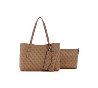 Guess Tote Bag Brenton – Logo, Twin Handles – Women's – Latte – One Size