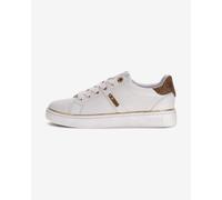 Guess Britz Shoes White Brown Gold Women - 38