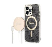 Guess Bundle Pack MagSafe 4G Black-Gold - iPhone 13 Pro