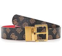 GUESS BW7625P2235 Women's Atene Reversible Logo Belt Belts (Brown, Medium)