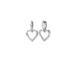 GUESS by DE BRINCOS, AÇO, Silver, Hearts, silver, Taille unique, Hearts