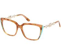 Guess By Marciano Eyeglasses GM 50007 056 Light Brown/Havana/Shiny Pale Gold