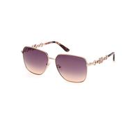 Guess by Marciano GM00004 28Z Woman Sunglasses Metal Squared Normal Shaded