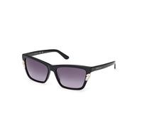 Guess by Marciano GM00030 01B Woman Sunglasses Acetate Black Smoke Squared Normal