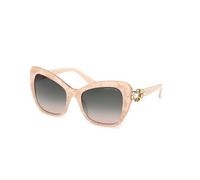 Guess by Marciano GM00032 59B Woman Sunglasses Acetate Beige Smoke Butterfly Normal