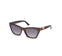 Guess by Marciano Woman GM00008 05W Sunglasses Acetate Black Blue Cat Eye Normal