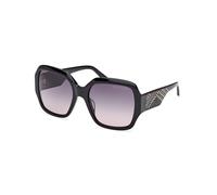 Guess by Marciano Woman GM00014 01B Sunglasses Acetate Black Smoke Squared Normal
