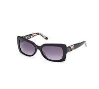 Guess by Marciano Woman GM00018 01B Sunglasses Acetate Black Smoke Squared Normal