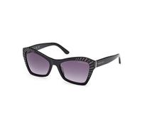 Guess by Marciano Woman GM00020 01B Sunglasses Acetate Black Smoke Geometric Normal