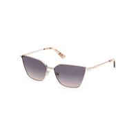 Guess by Marciano Woman GM00023 32W Sunglasses Metal Gold Blue Cat Eye Normal