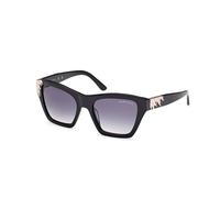 Guess by Marciano Woman GM00024 01B Sunglasses Acetate Black Smoke Squared Normal
