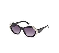 Guess by Marciano Woman GM00026 01B Sunglasses Acetate Black Smoke Geometric Normal