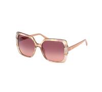 Guess by Marciano Woman GM0828 59F Sunglasses Acetate Beige Brown Squared Normal