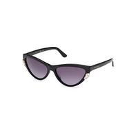 Guess by Marciano Woman Guess by Marciano GM00031 01B Sunglasses Acetate Black Smoke Cat Eye Normal
