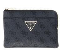 GUESS Card case Key case Laurel II SLG Key Ring Pouch Coal Logo Dark Grey