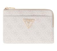 GUESS Card case Key case Laurel II SLG Key Ring Pouch Bone Logo Creme-White