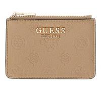 GUESS Card Holder Ella Logo SLG Credit Card Case Beige Logo Taupe