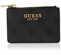 GUESS Card Holder Laurel II SLG Card Case Coal Logo Dark Grey