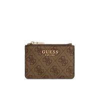 Guess Card Holder Women Laurel II Credit Card Beige | iconic Guess design, multiple compartments, card slots