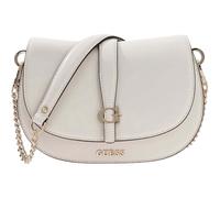 GUESS Carrie Flap Shoulder Bag Stone Ivory