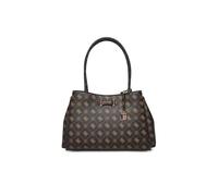 GUESS Carrie Quattro G Girlfriend Carryall, Espresso Logo, One Size