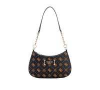 GUESS Carrie Quattro G Shoulder Bag, Espresso Logo, One Size